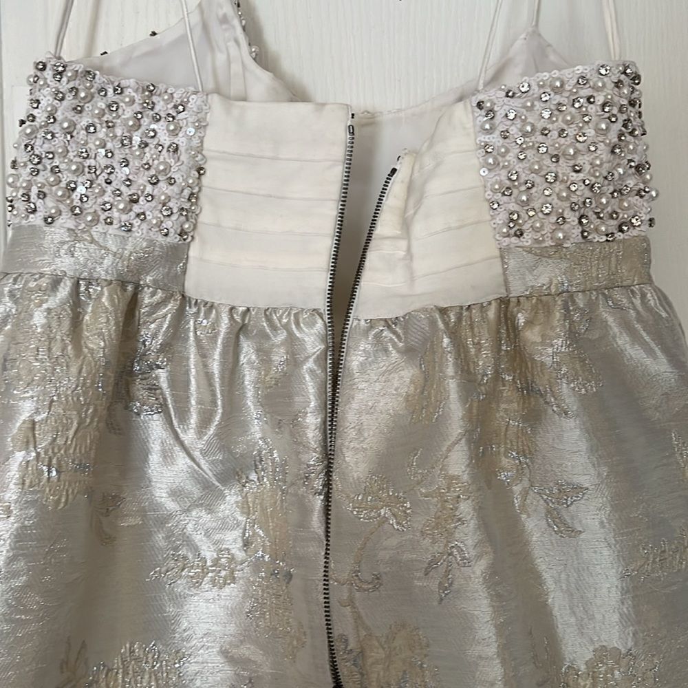 Alice + Olivia Tibby Babydoll Dress beige - Picture 10 of 10